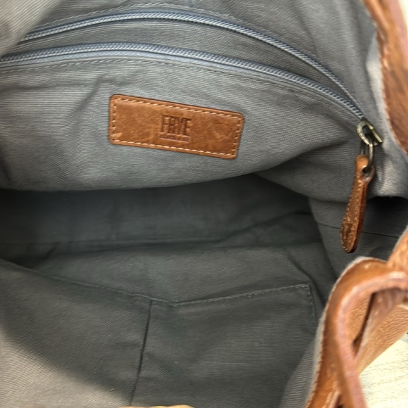 Frye shoulder bag. Brown. very nice. - Picture 4 of 7